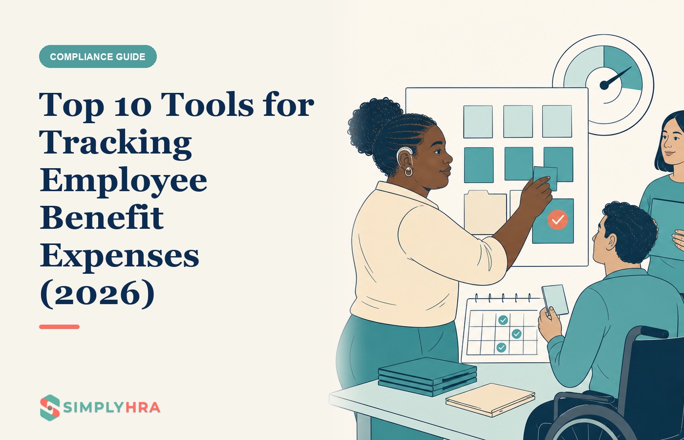 SimplyHRA illustration: Top 10 Tools for Tracking Employee Benefit Expenses (2026)
