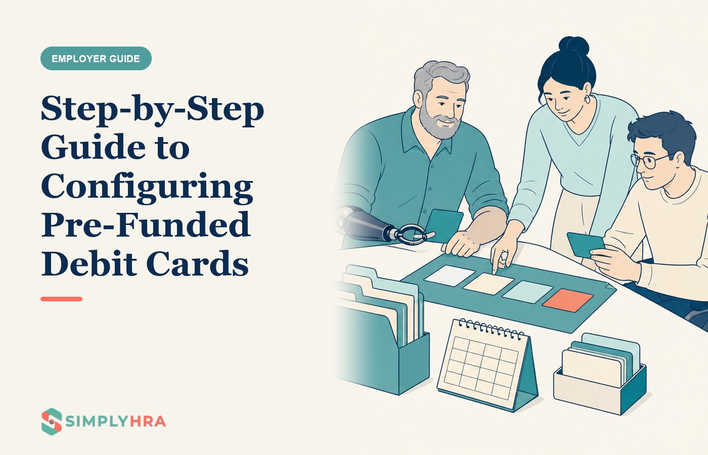 SimplyHRA illustration: Step-by-Step Guide to Configuring Pre-Funded Debit Cards