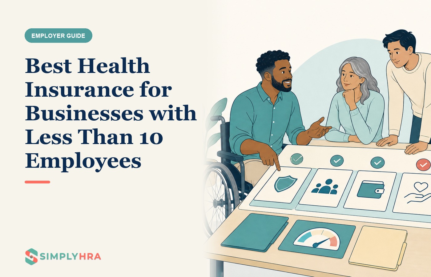 SimplyHRA illustration: Best Health Insurance for Businesses with Less Than 10 Employees