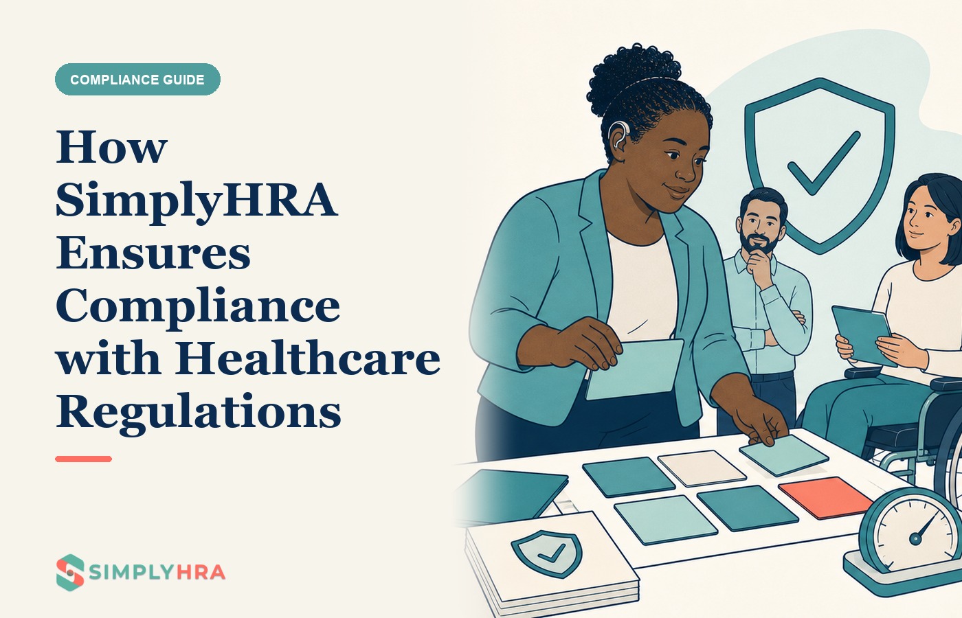 SimplyHRA illustration: How SimplyHRA Ensures Compliance with Healthcare Regulations