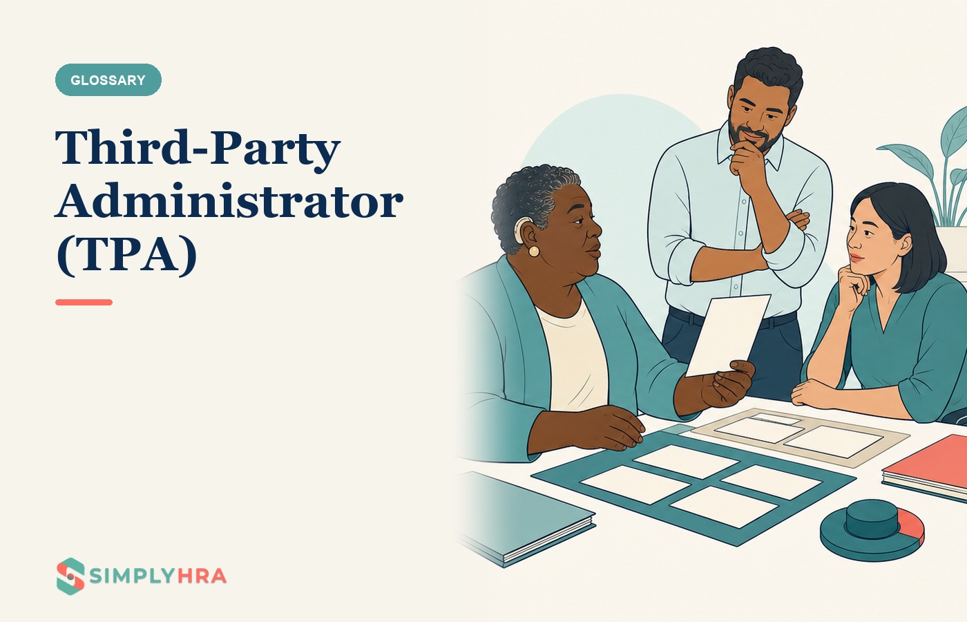 SimplyHRA illustration: Third-Party Administrator (TPA)