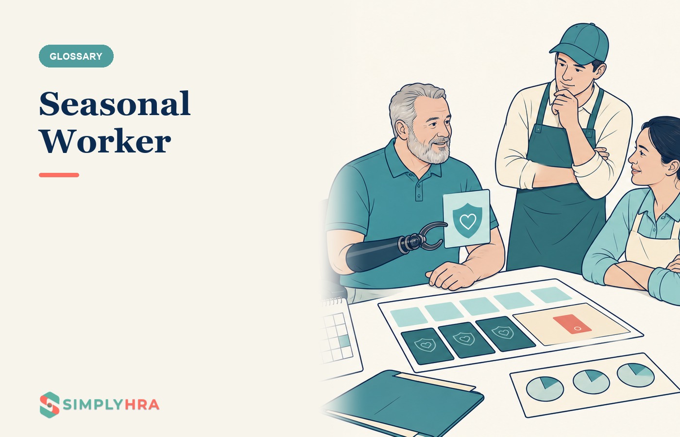 SimplyHRA illustration: Seasonal Worker