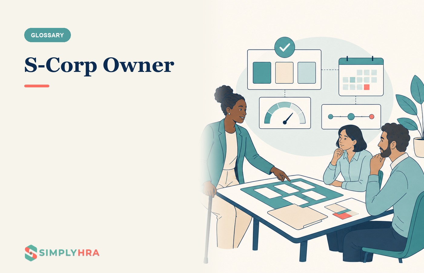 SimplyHRA illustration: S-Corp Owner