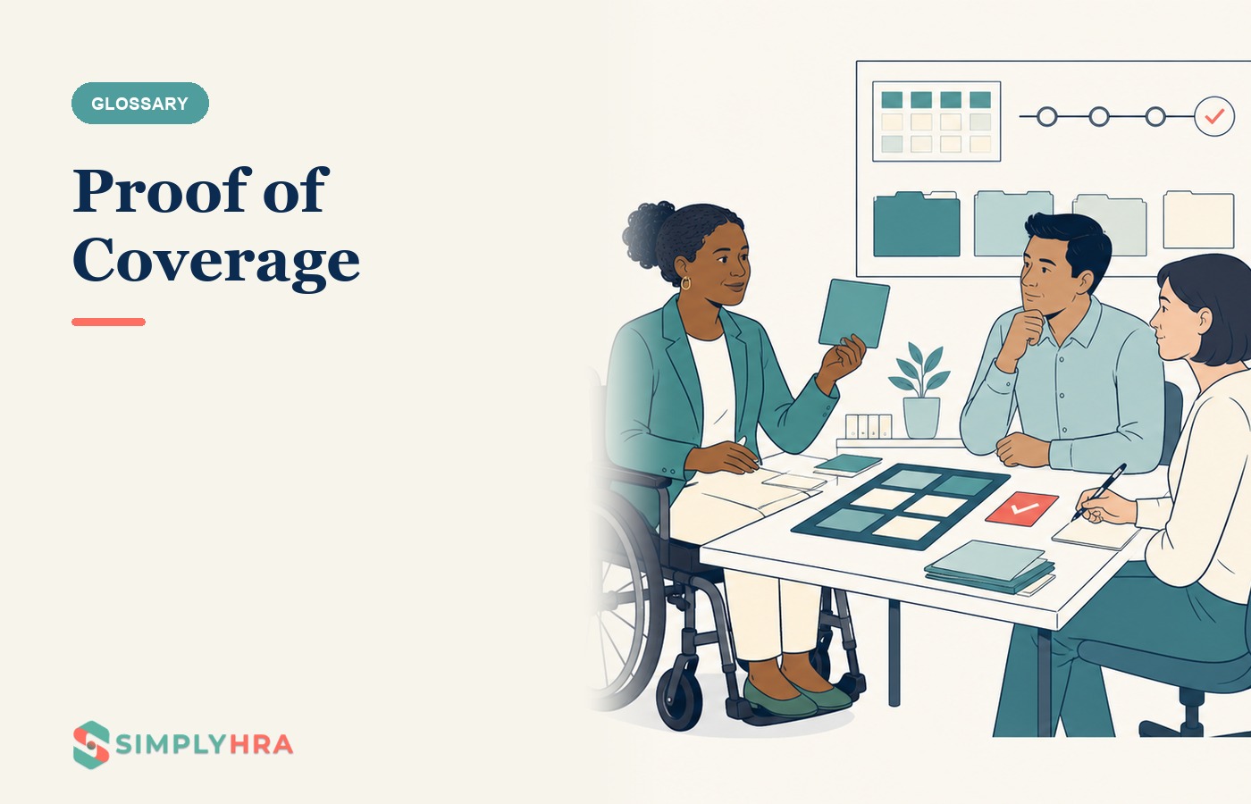 SimplyHRA illustration: Proof of Coverage