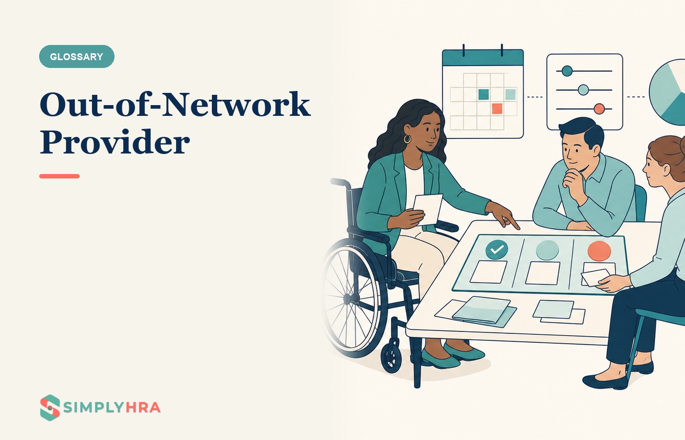 SimplyHRA illustration: Out-of-Network Provider