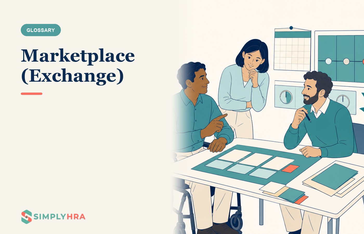 SimplyHRA illustration: Marketplace (Exchange)
