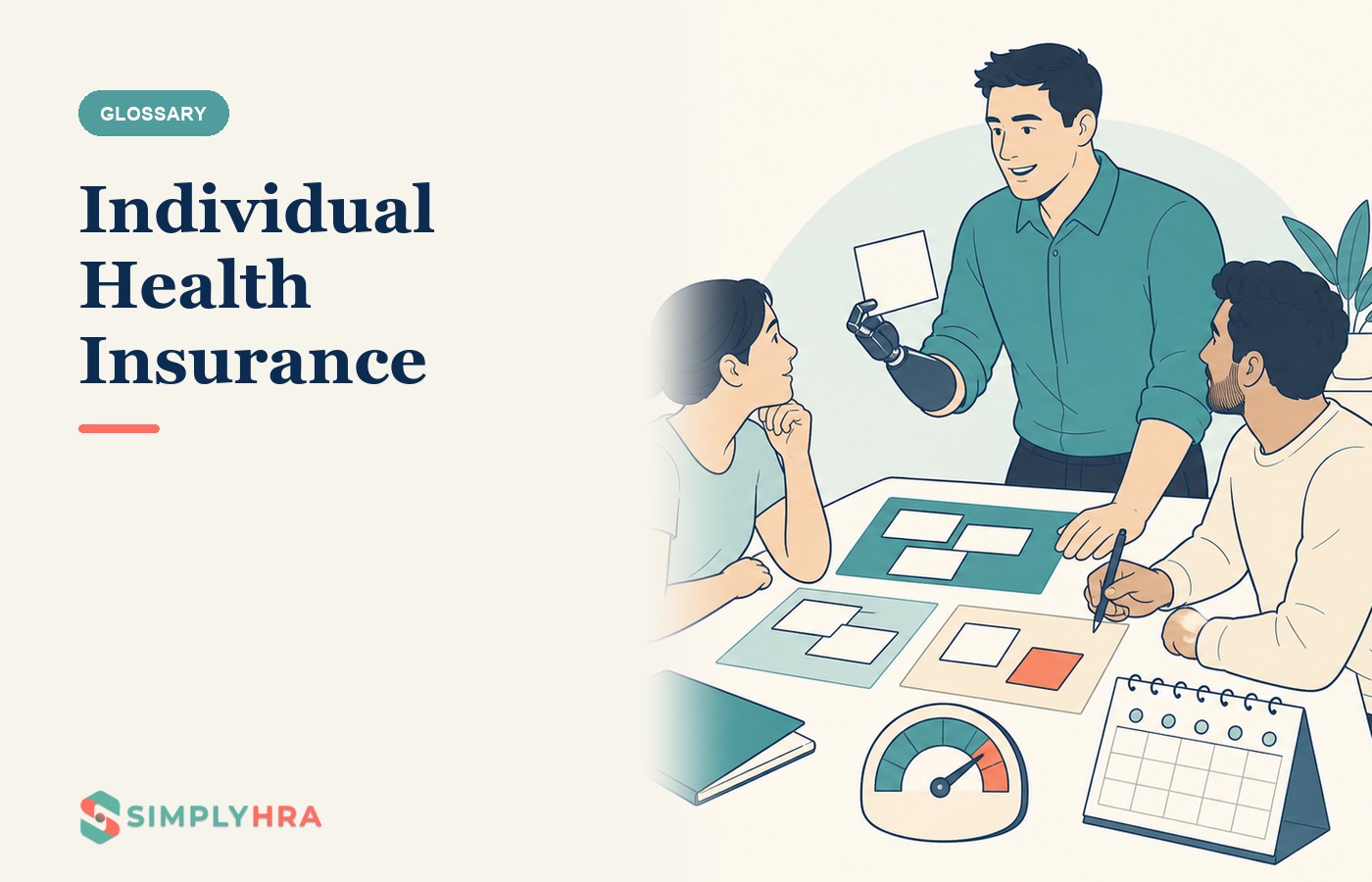 SimplyHRA illustration: Individual Health Insurance