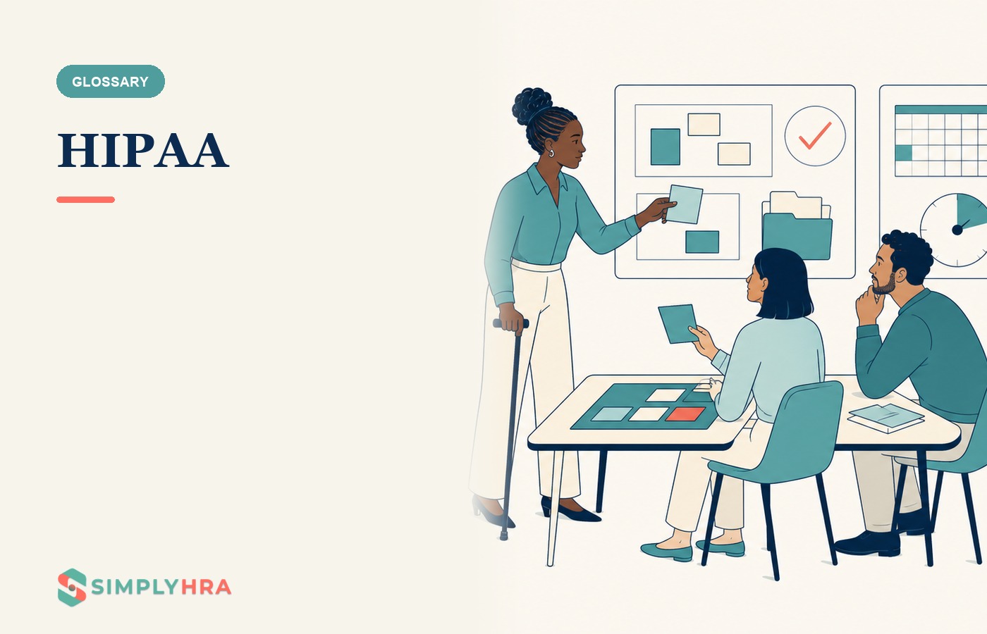 SimplyHRA illustration: HIPAA