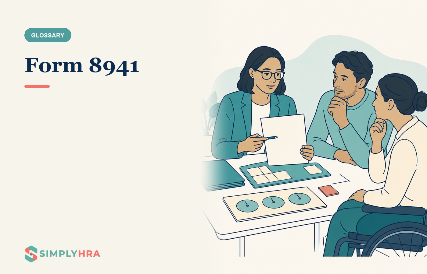 SimplyHRA illustration: Form 8941