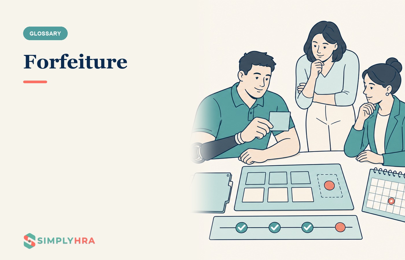 SimplyHRA illustration: Forfeiture