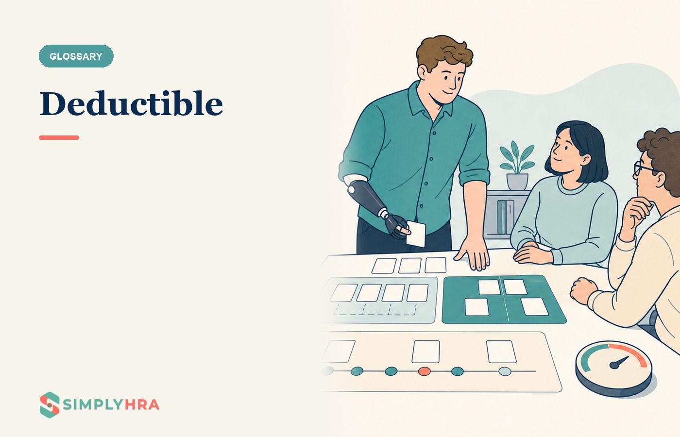 SimplyHRA illustration: Deductible