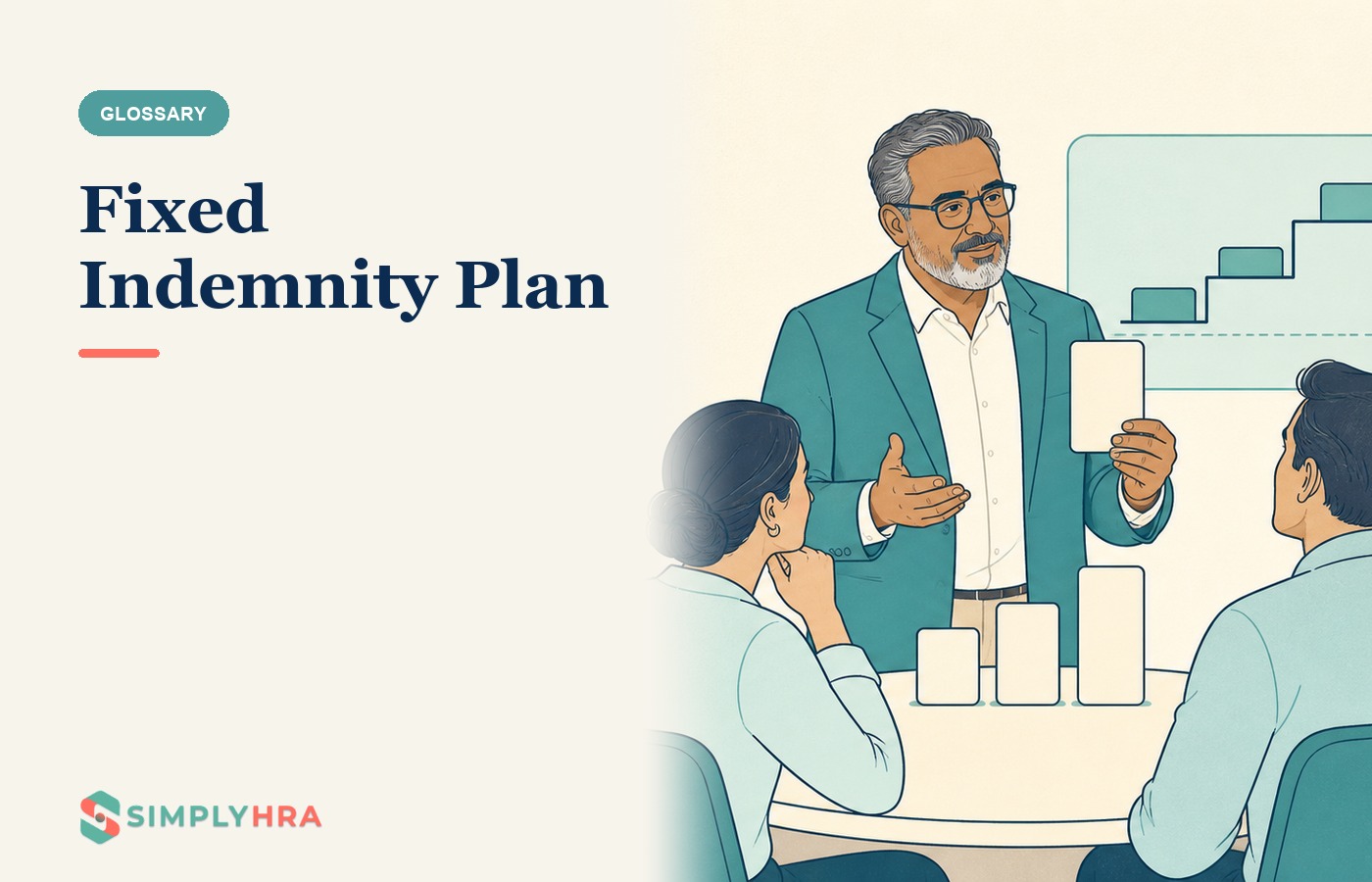 SimplyHRA illustration: Fixed Indemnity Plan