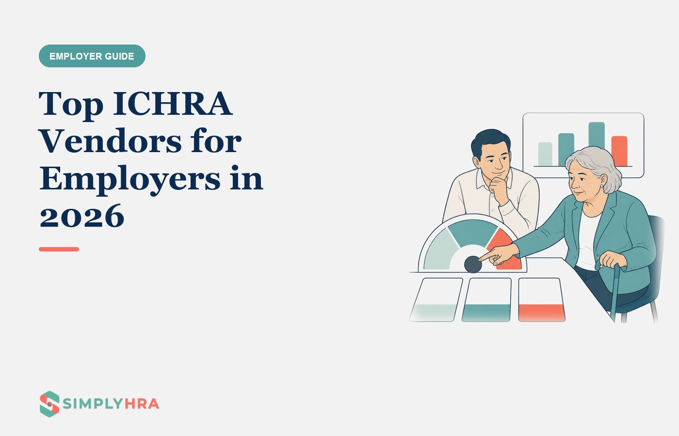 SimplyHRA illustration: Top ICHRA Vendors for Employers in 2026