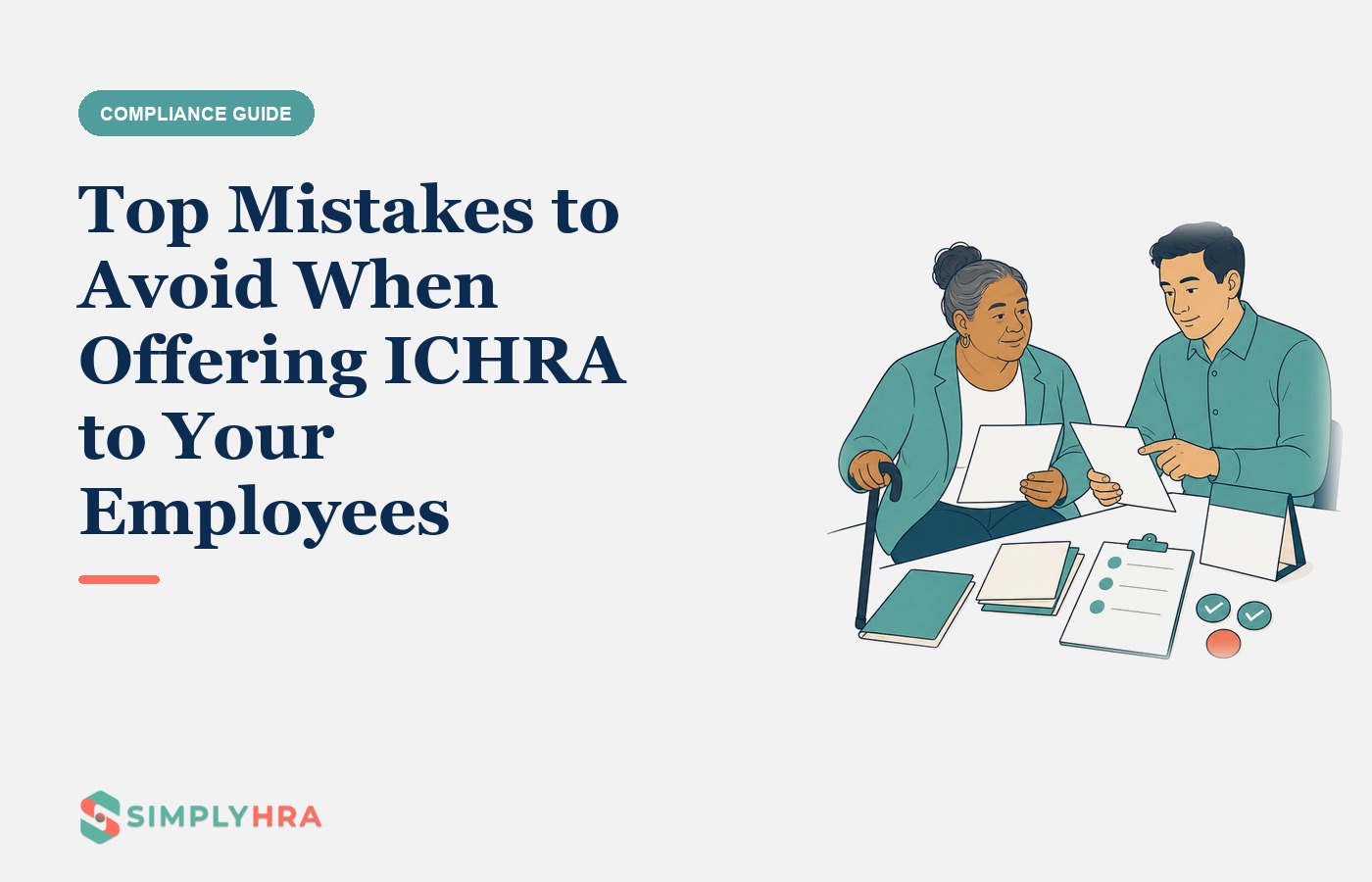 SimplyHRA illustration: Top Mistakes to Avoid When Offering ICHRA to Your Employees