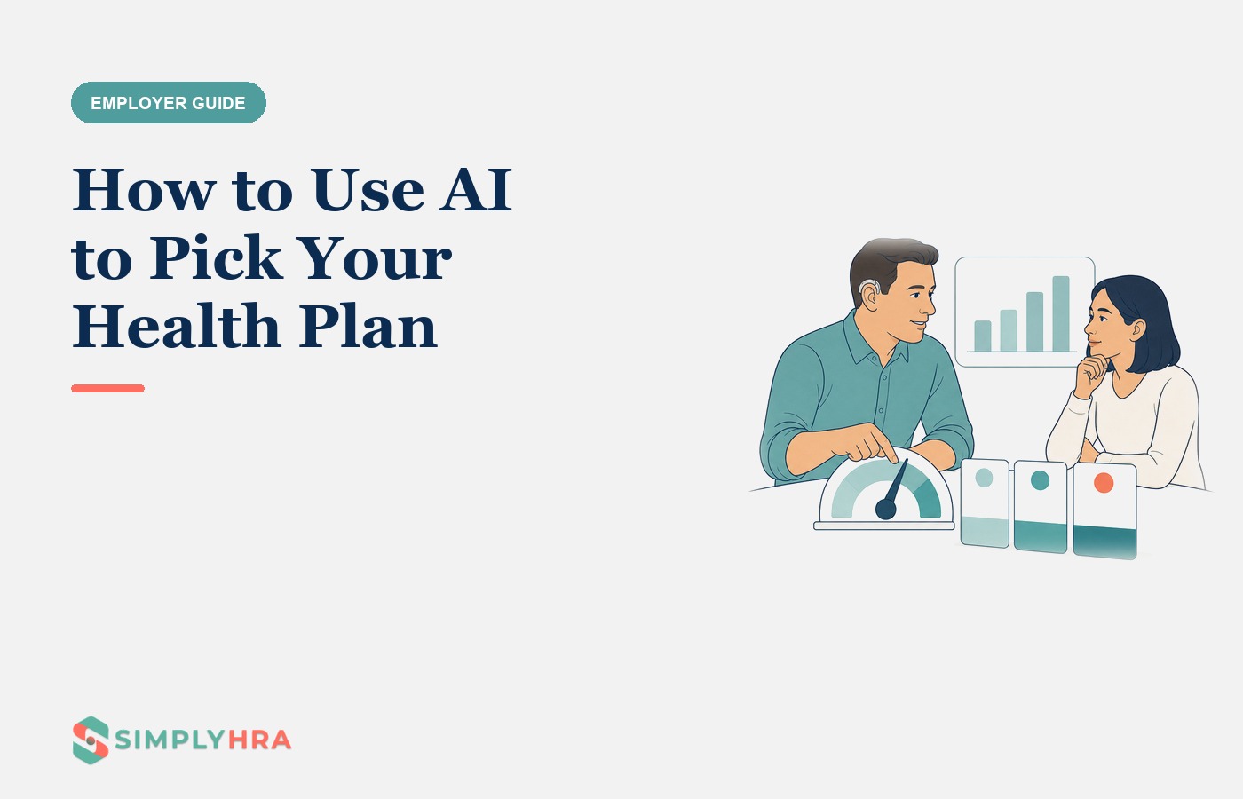 SimplyHRA illustration: How to Use AI to Pick Your Health Plan