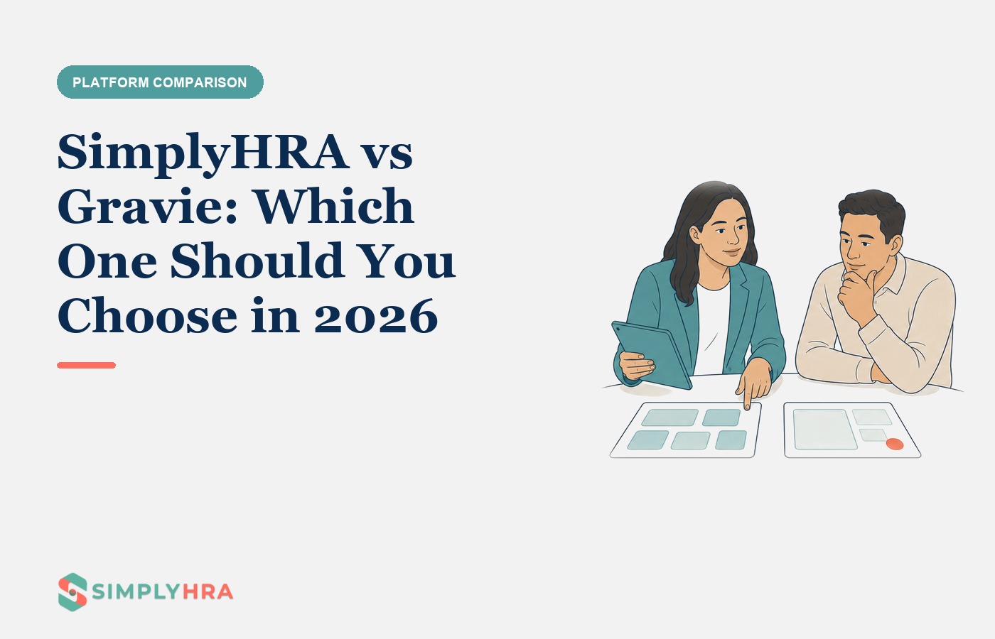 SimplyHRA illustration: SimplyHRA vs Gravie: Which One Should You Choose in 2026