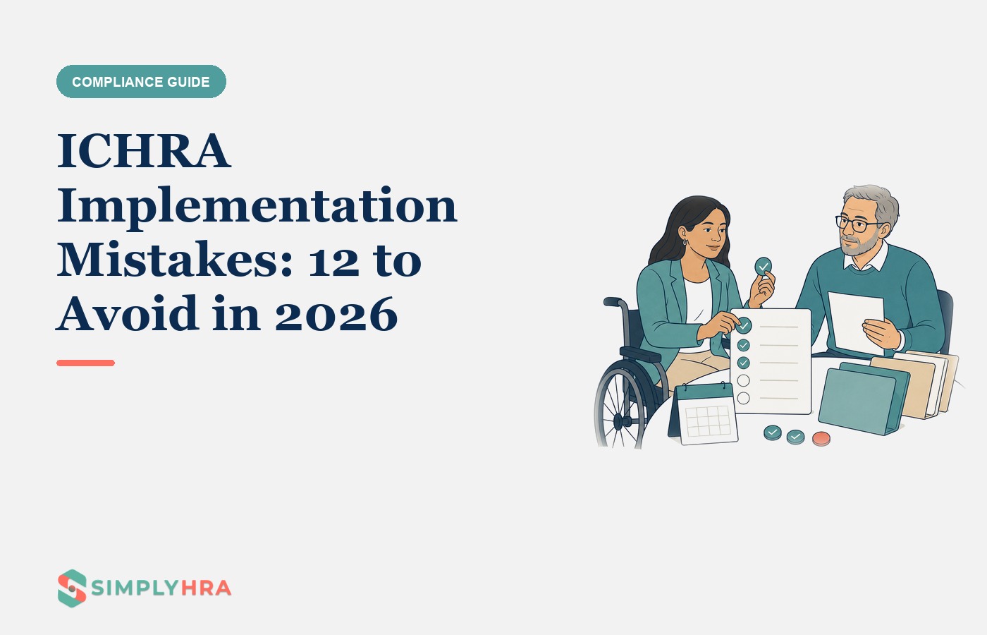 SimplyHRA illustration: ICHRA Implementation Mistakes: 12 to Avoid in 2026