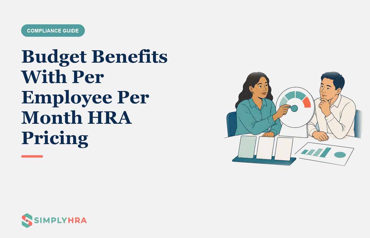 SimplyHRA illustration: Budget Benefits With Per Employee Per Month HRA Pricing