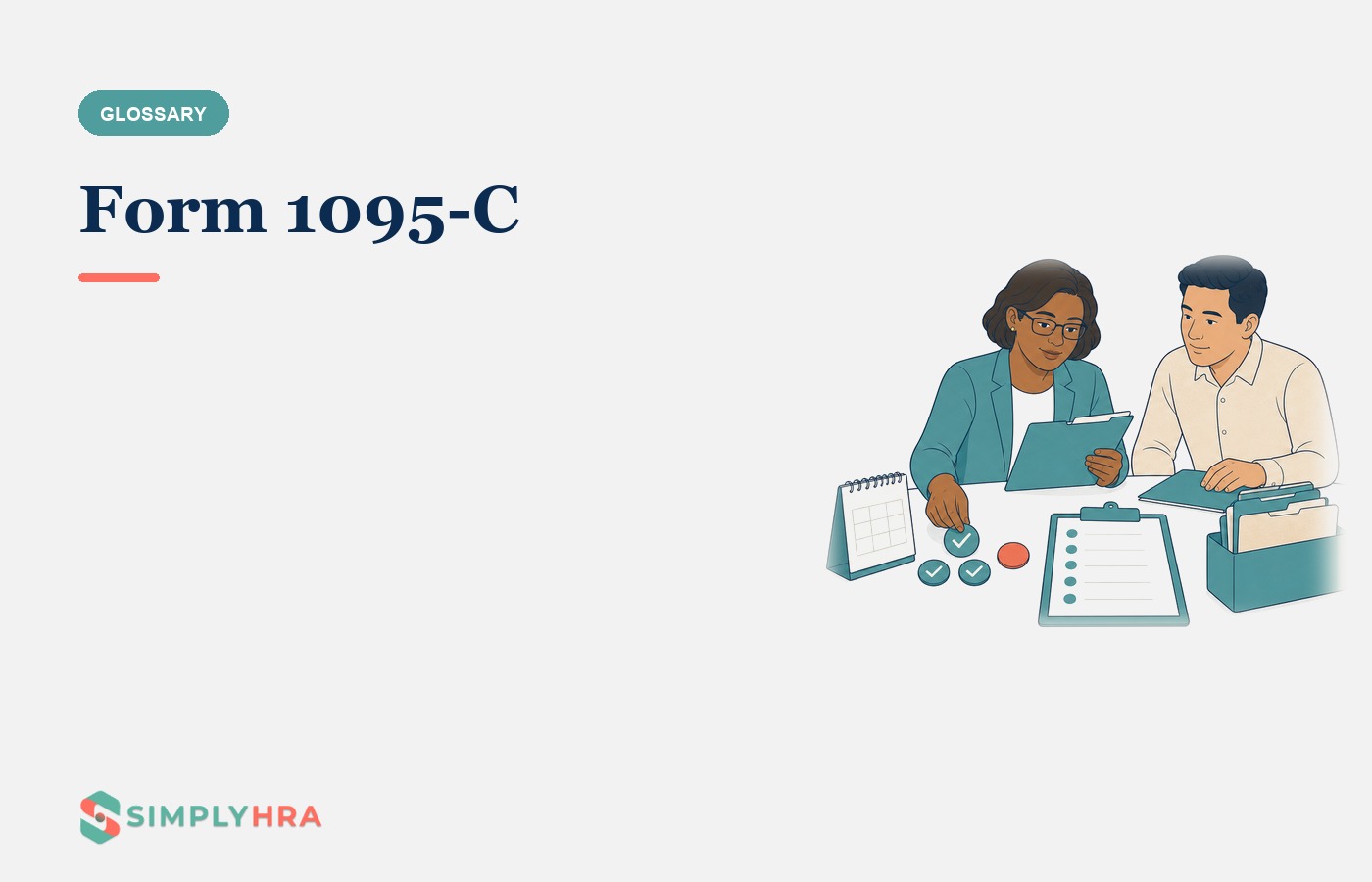 SimplyHRA illustration: Form 1095-C