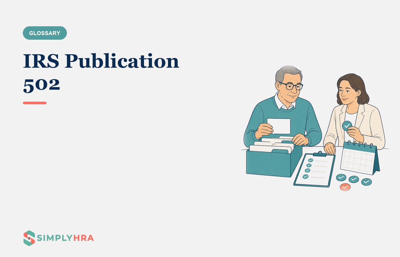 SimplyHRA illustration: IRS Publication 502