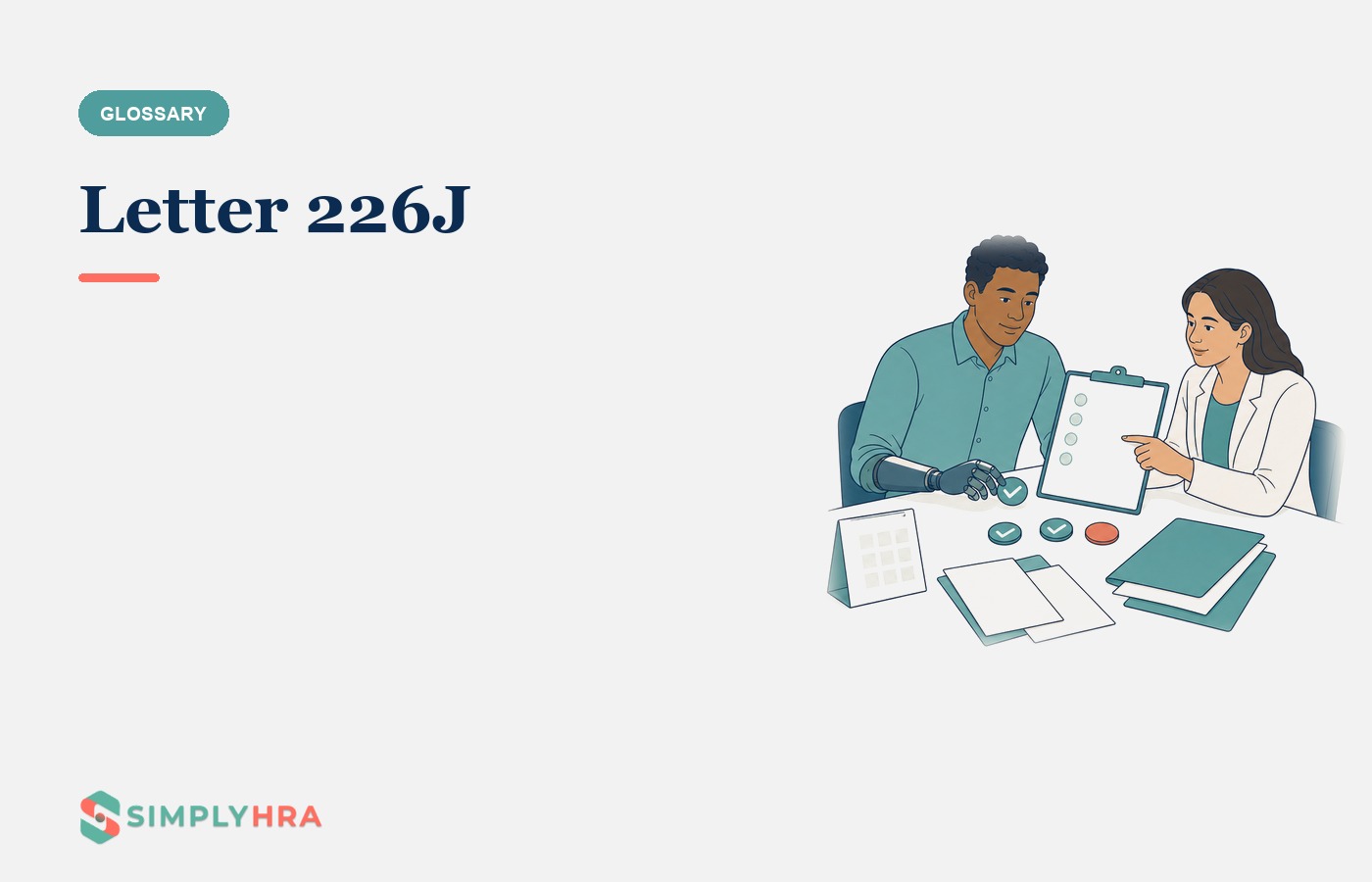 SimplyHRA illustration: Letter 226J