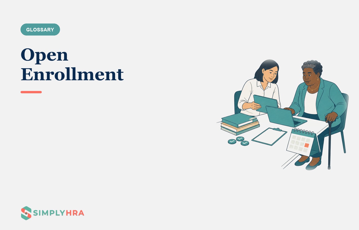 SimplyHRA illustration: Open Enrollment