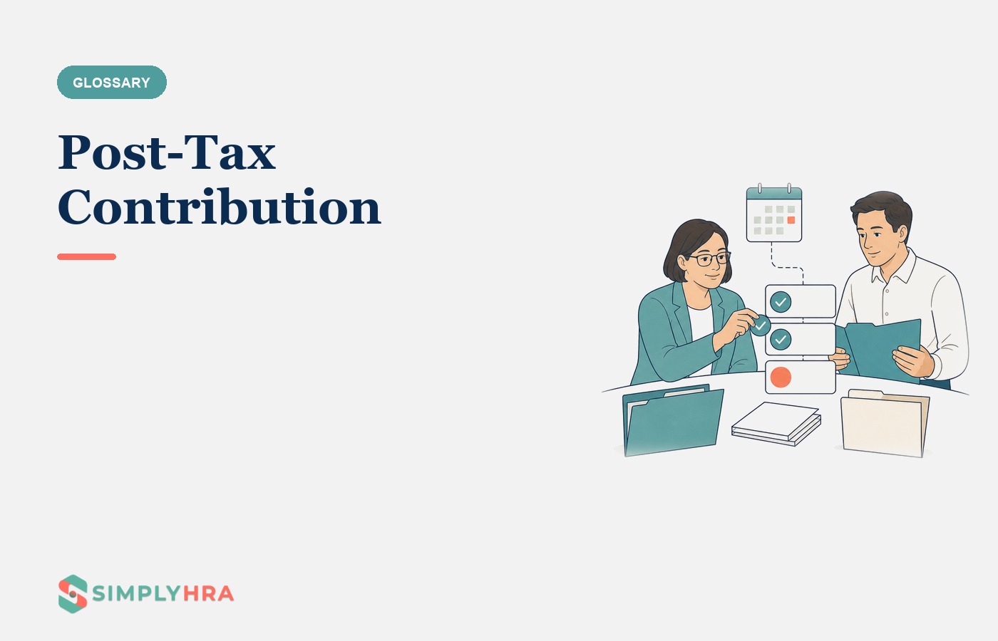 SimplyHRA illustration: Post-Tax Contribution