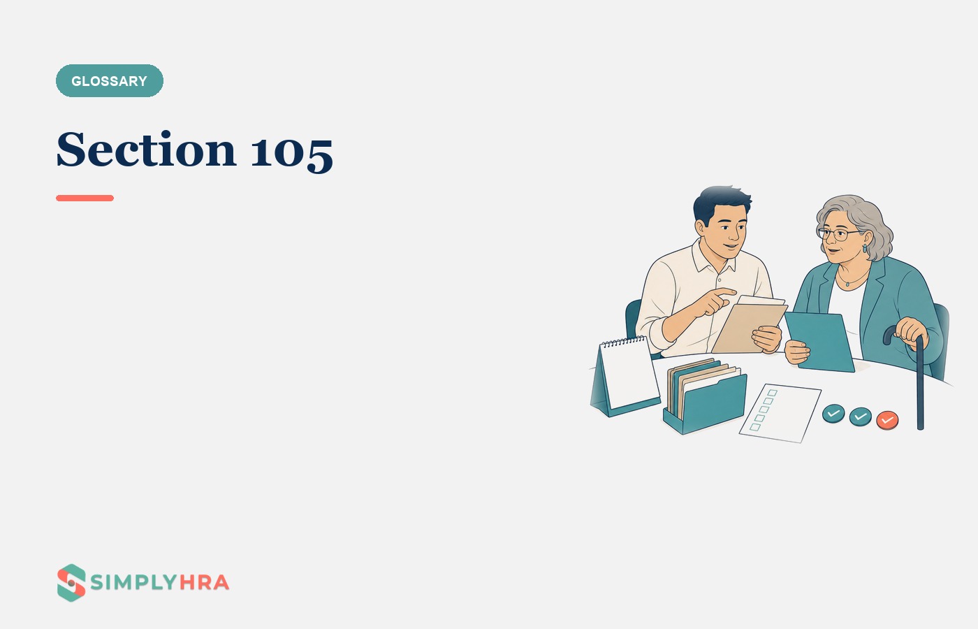 SimplyHRA illustration: Section 105