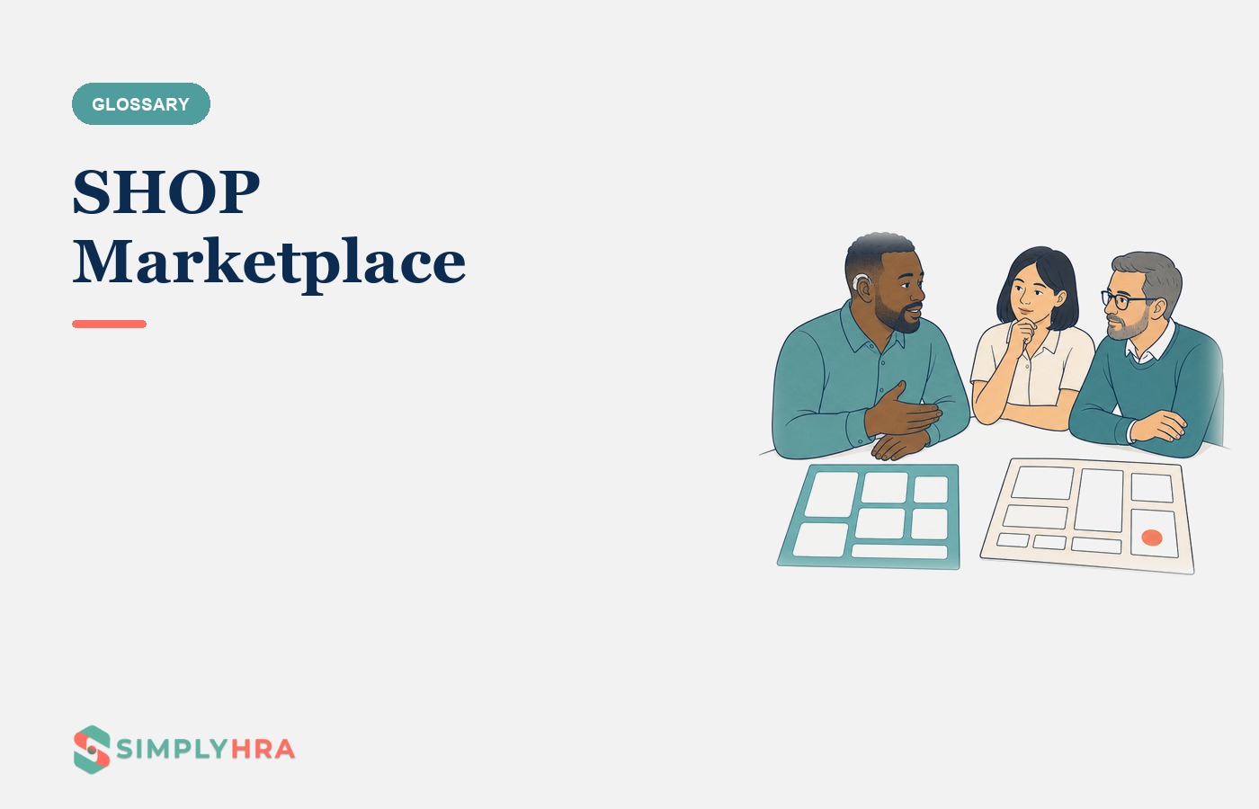 SimplyHRA illustration: SHOP Marketplace