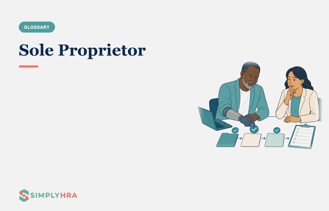 SimplyHRA illustration: Sole Proprietor