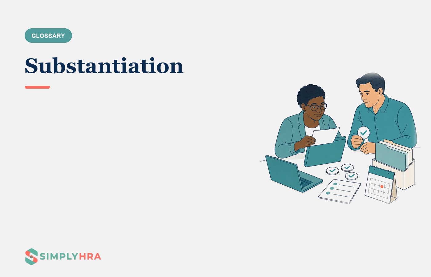 SimplyHRA illustration: Substantiation