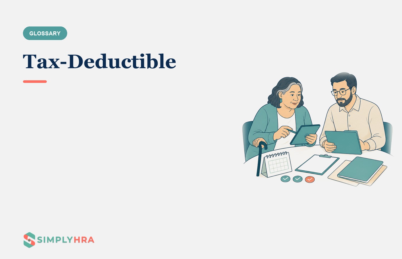 SimplyHRA illustration: Tax-Deductible