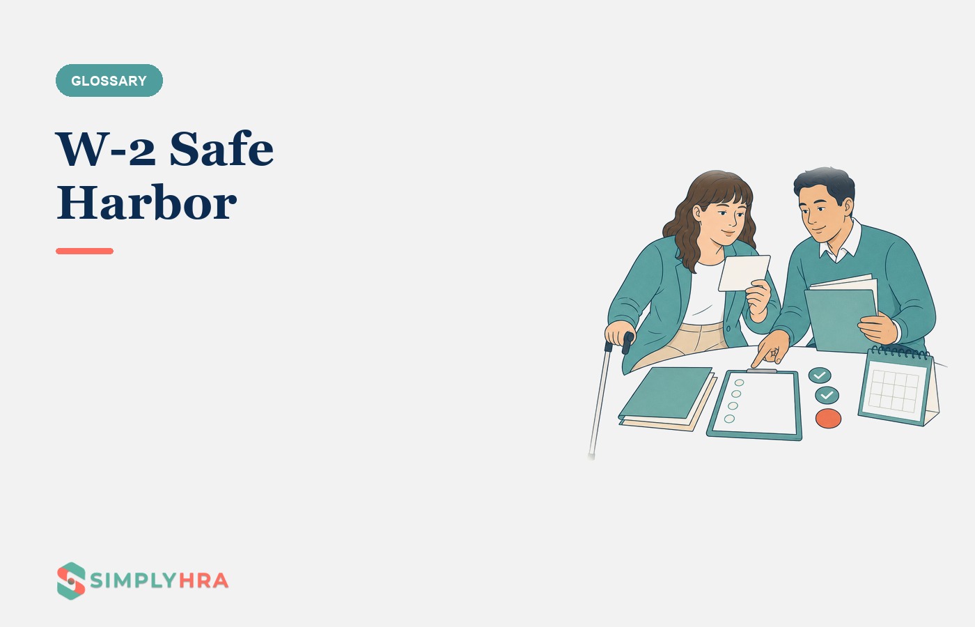 SimplyHRA illustration: W-2 Safe Harbor