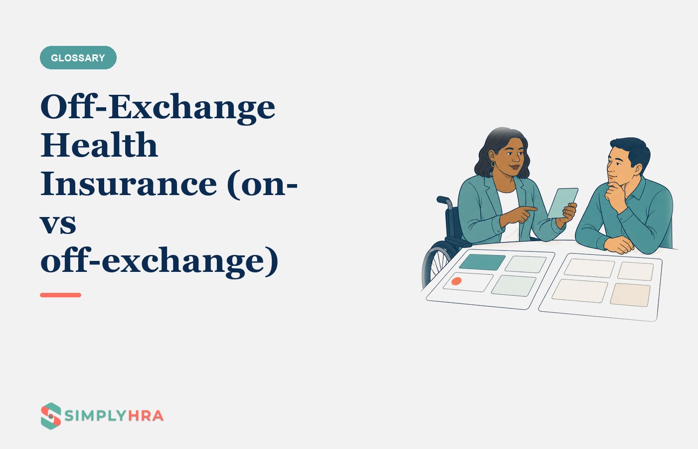 SimplyHRA illustration: Off-Exchange Health Insurance (on- vs off-exchange)