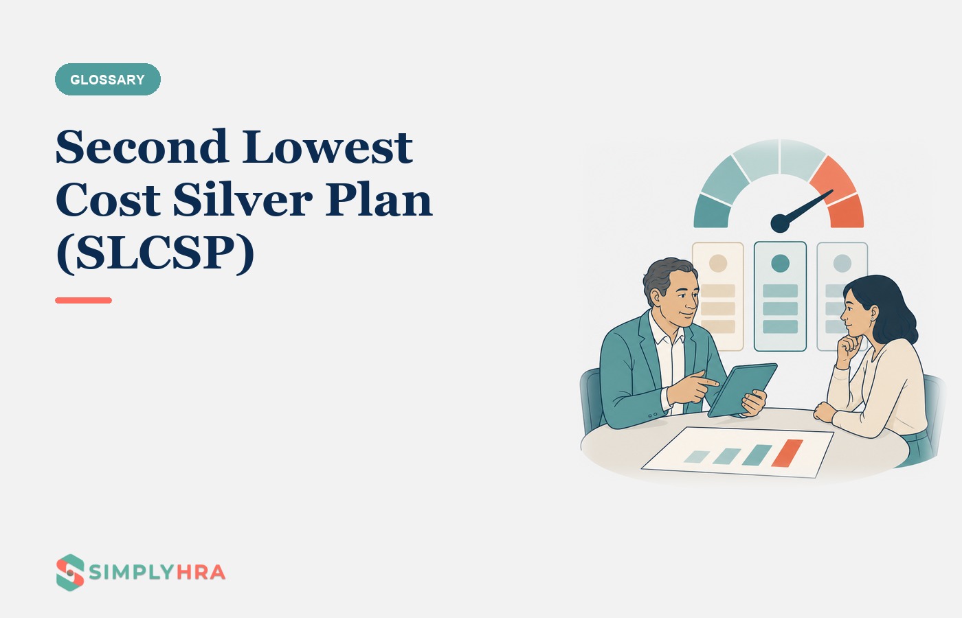 SimplyHRA illustration: Second Lowest Cost Silver Plan (SLCSP)