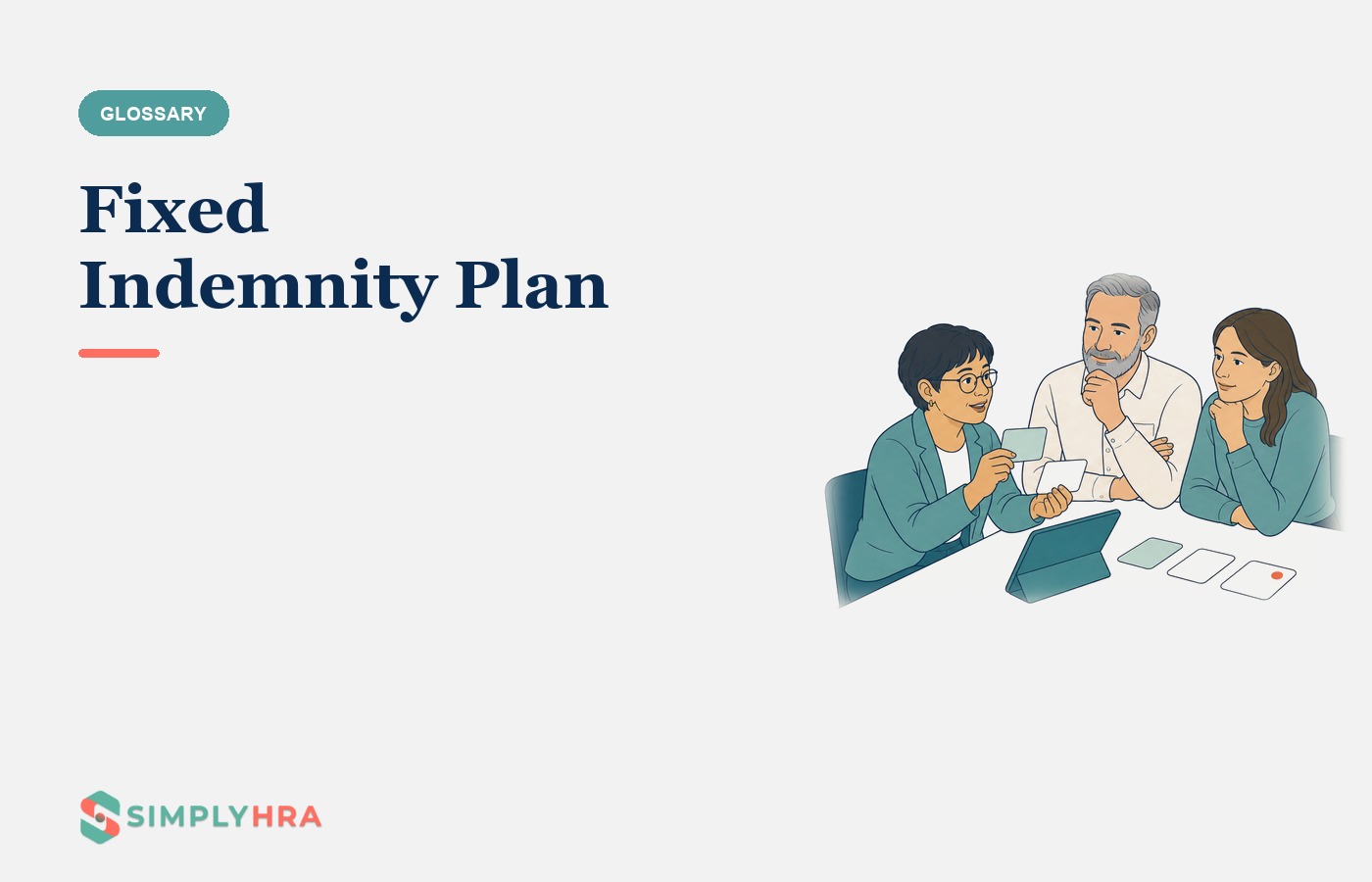 SimplyHRA illustration: Fixed Indemnity Plan