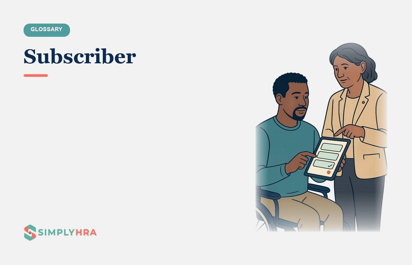SimplyHRA illustration: Subscriber
