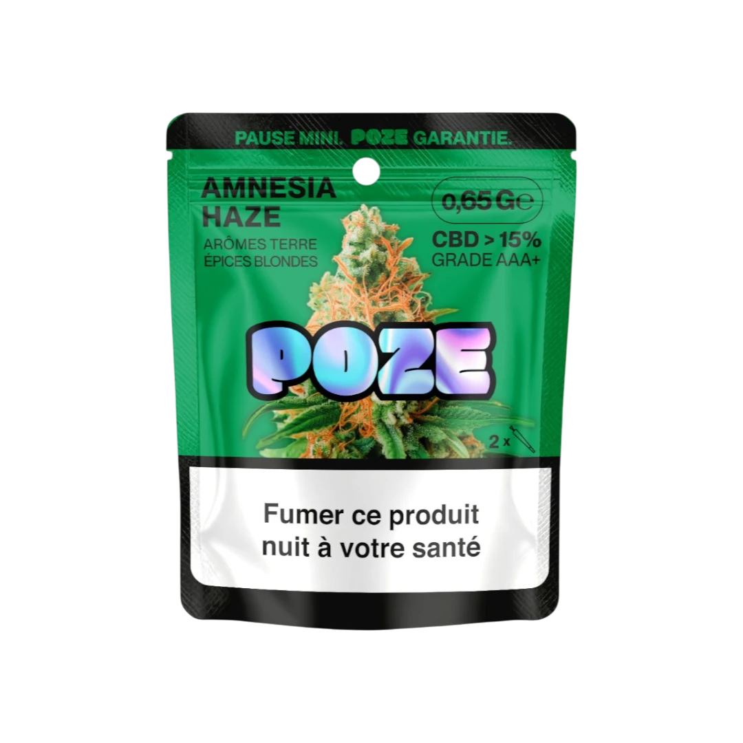 Boîte de 30 mini sachets Amnesia Haze Sachet 0,65 g