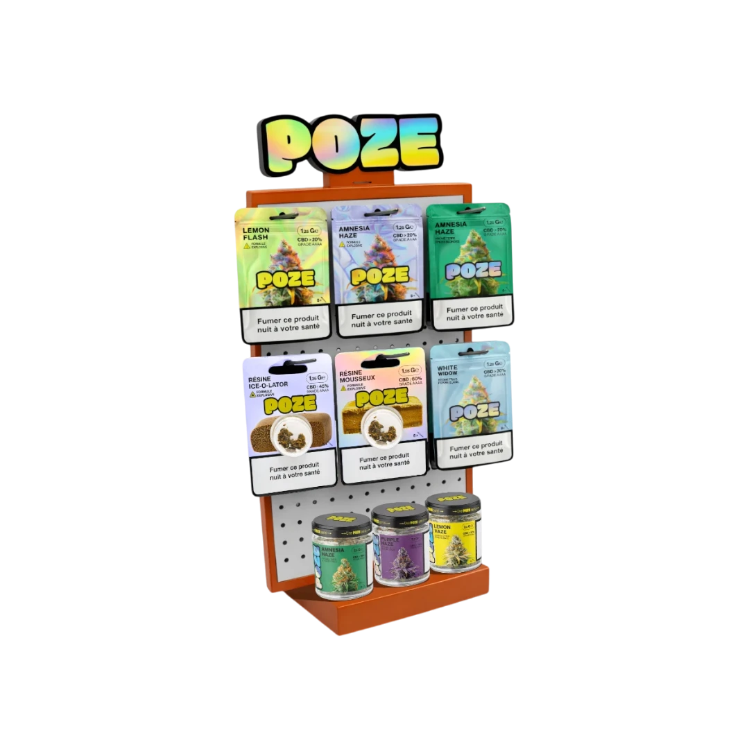Présentoir à broche en métal POZE