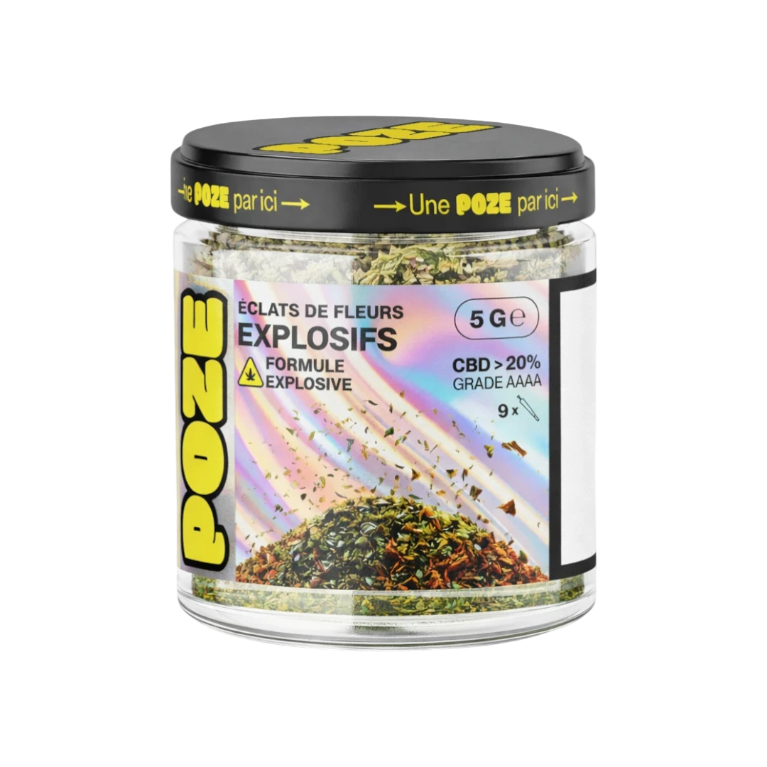 POZE Éclats de fleurs Explosif Trim 5 g