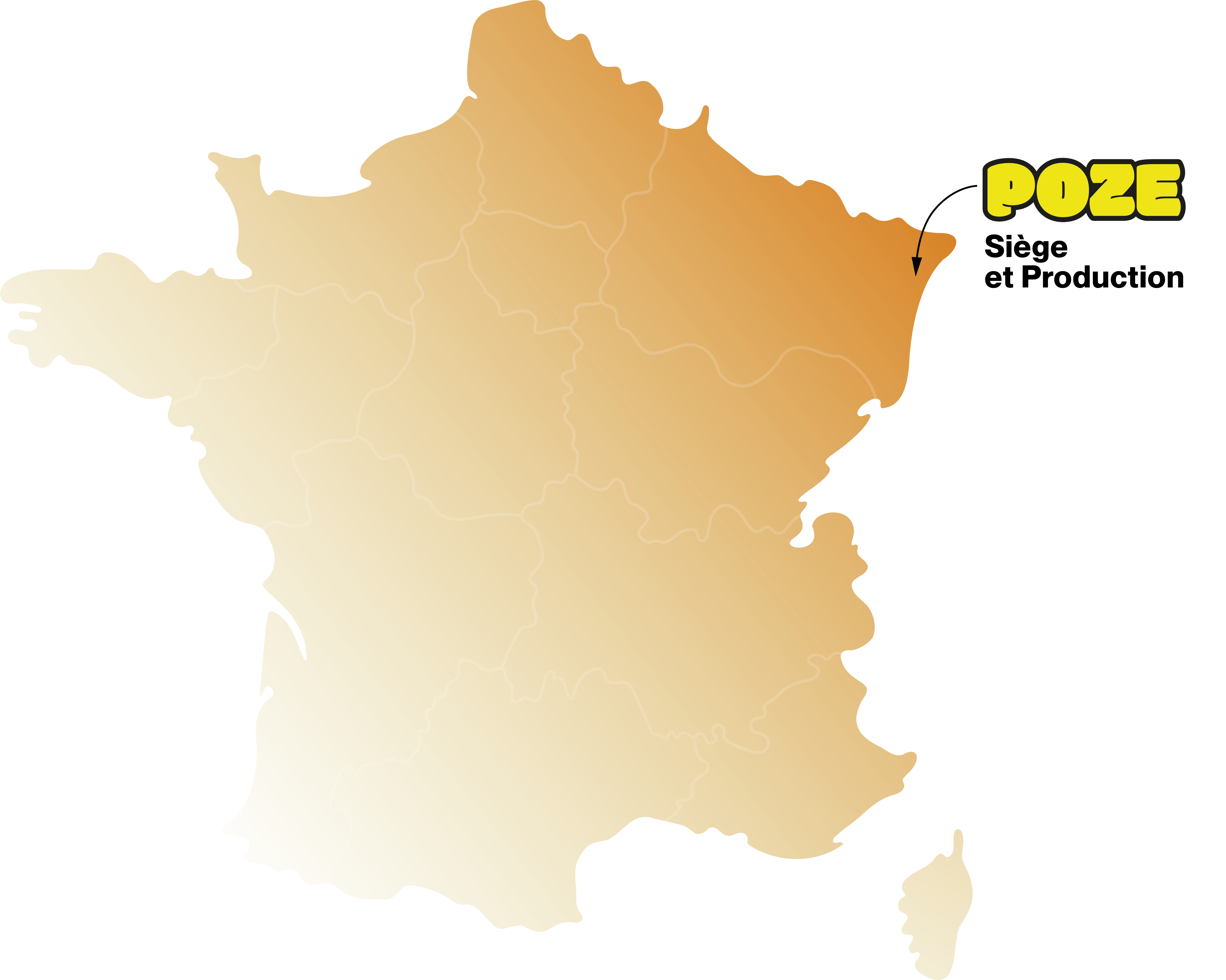 Carte de France POZE