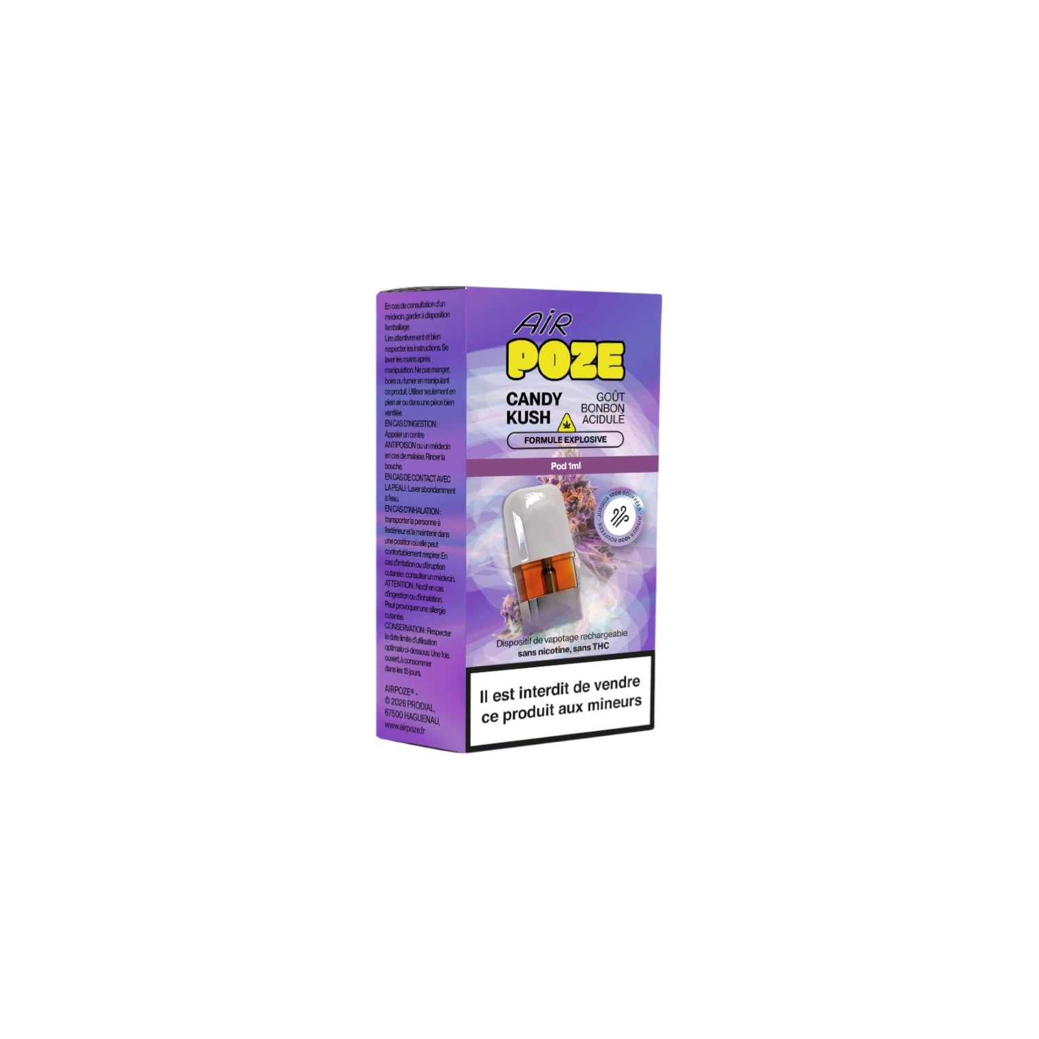 Air POZE - Pod (recharge)- Candy Kush - EXPLOSIF