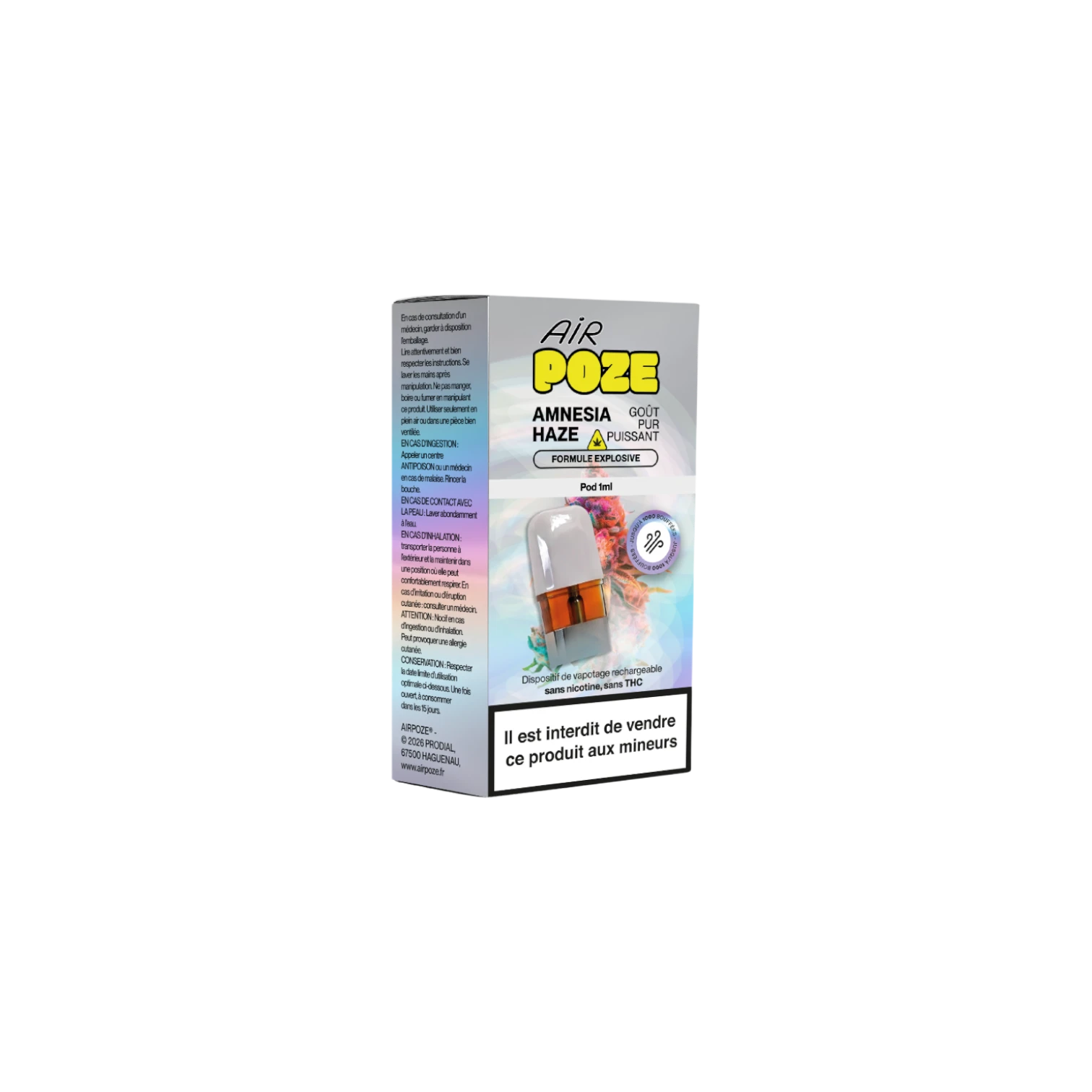 Air POZE - Pod (recharge) - Amnesia Haze - EXPLOSIF