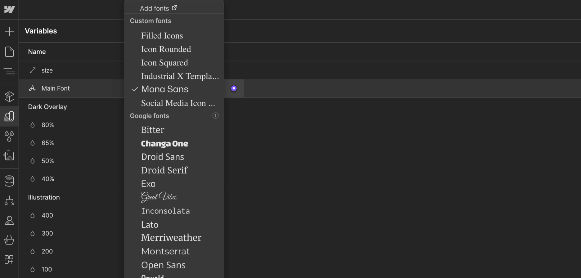 Typography - Industrial X Webflow Template