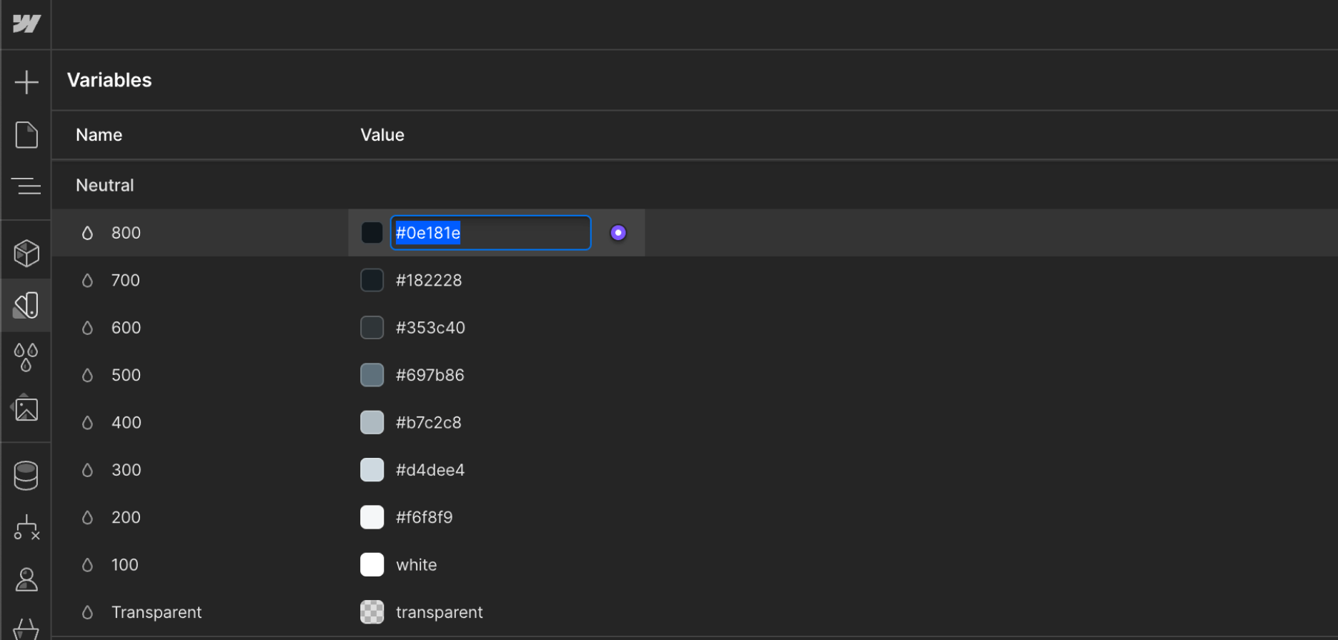 Color - Industrial X Webflow Template