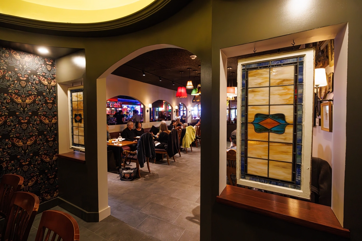 View from the Den into the Dining Room