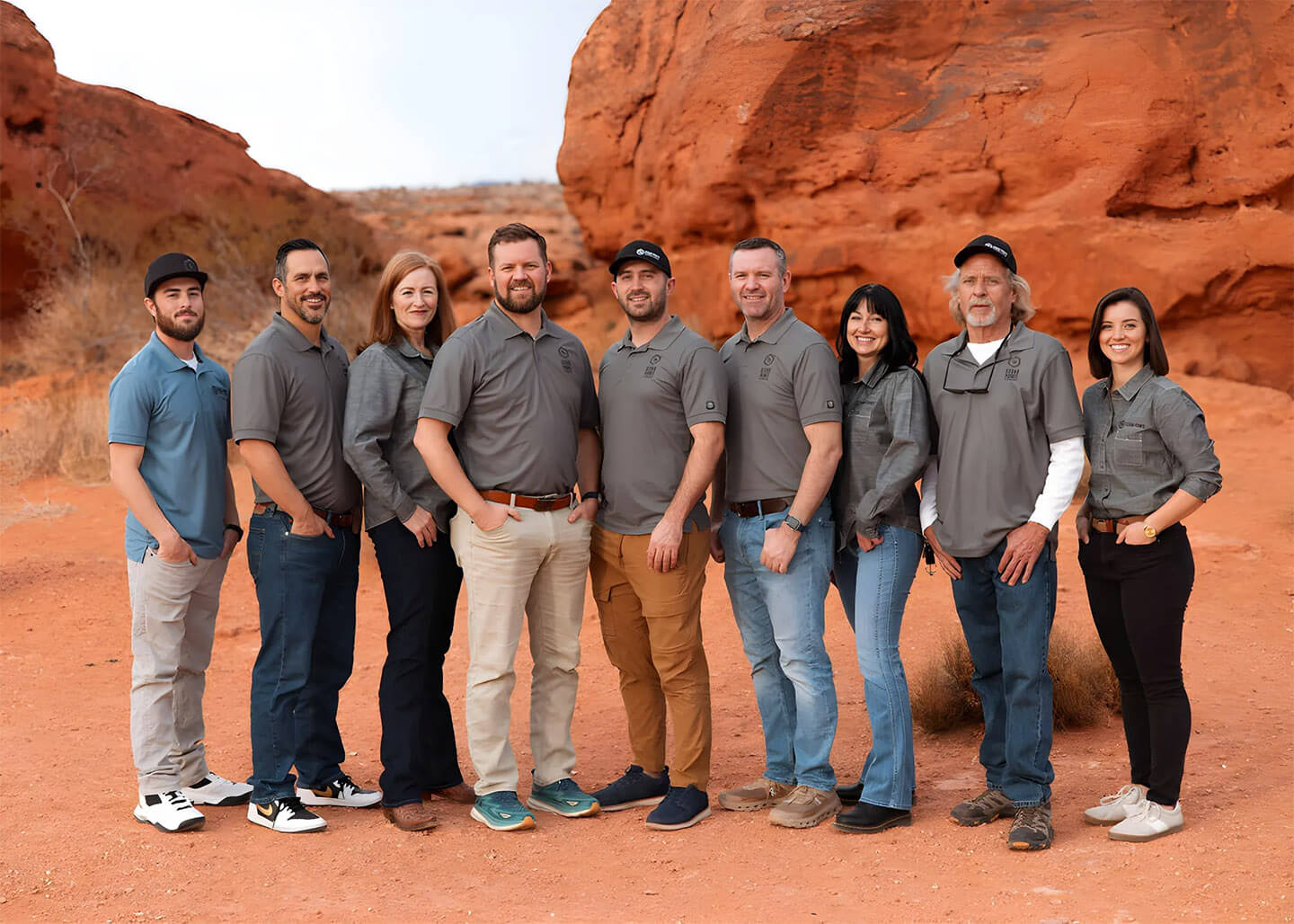 Picture of the Cedar Pointe homes team.