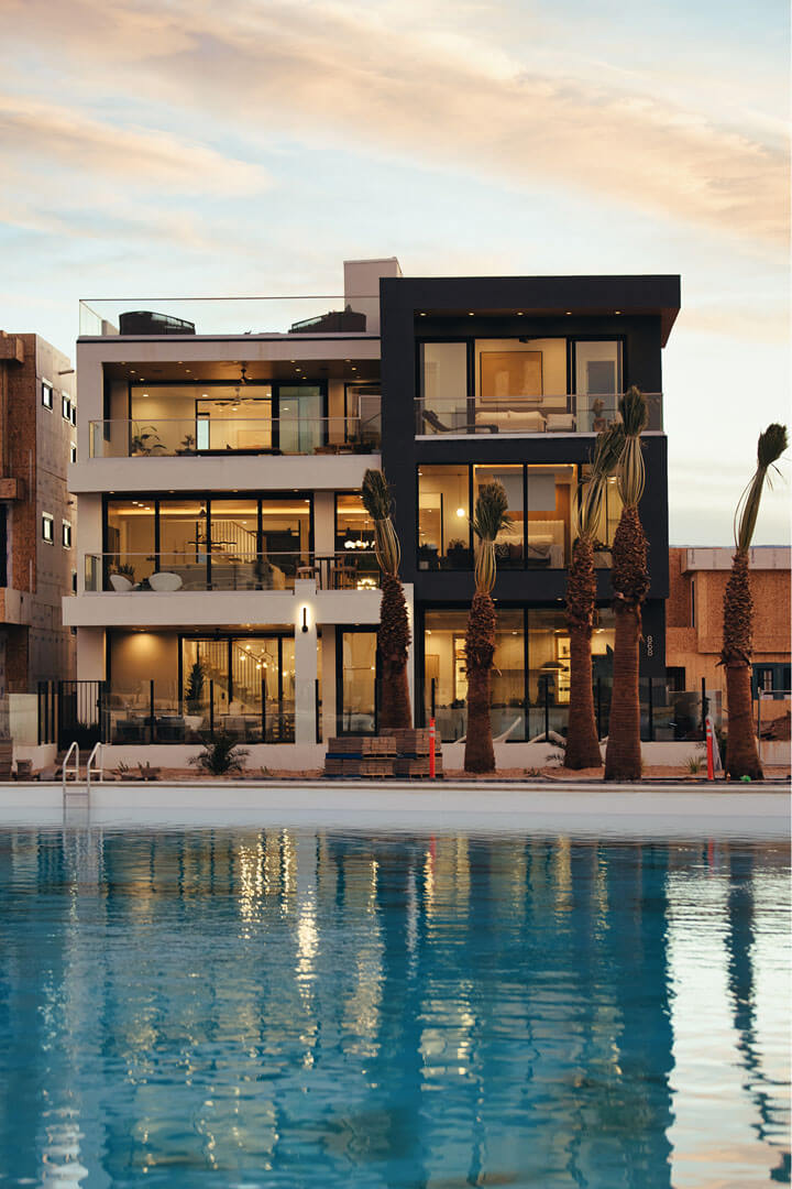 Photo of home and swimming pool