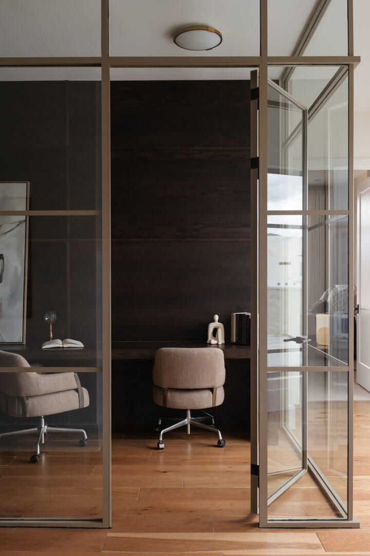 Photo of home office with two chairs