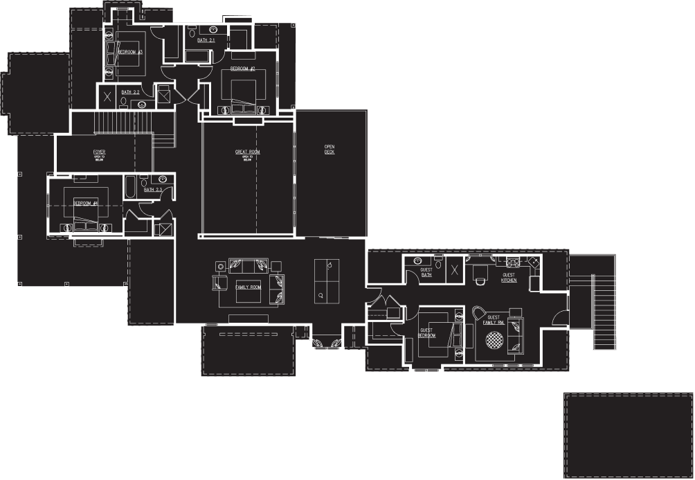Villa Bellarose floor plan level 2